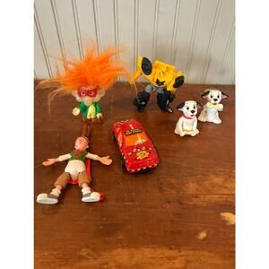 Vintage Mixed Toy Lot Troll Disney Doug Crash Dummies 1990s Toys